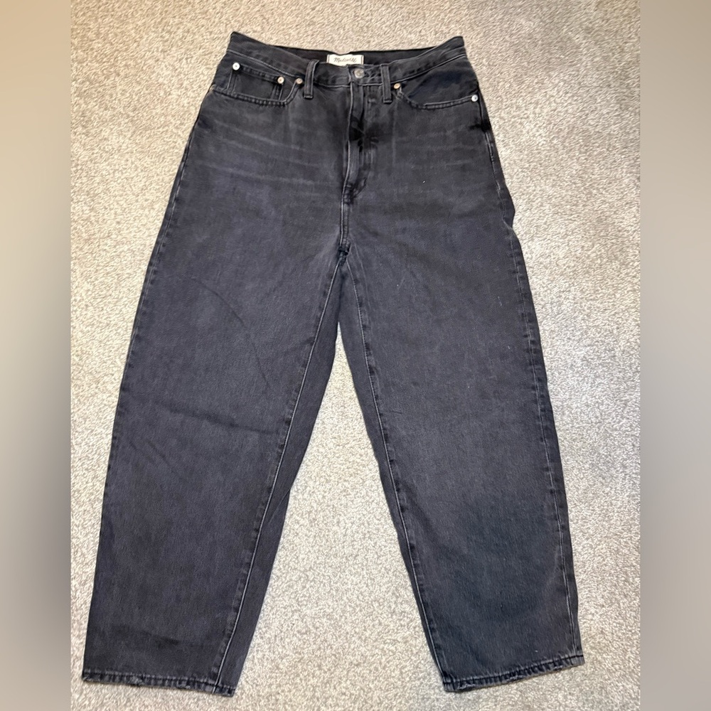Madewell Balloon Black Jeans